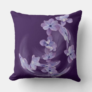 Cojín Decorativo Lila en círculo