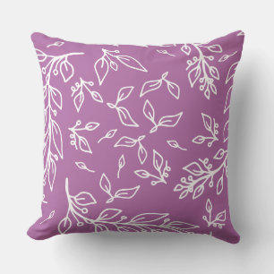 Cojín Decorativo Lila lavanda Floral