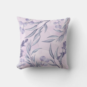 Cojín Decorativo Lila Lavanda Floral
