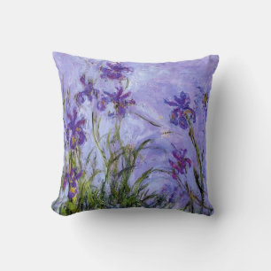 Cojín Decorativo Lilac irises de Monet