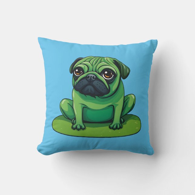 Cojín Decorativo Lili Pug (Anverso)