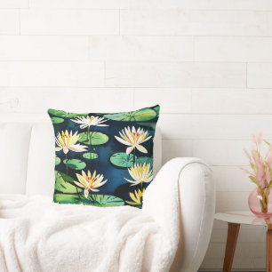 Cojín Decorativo Lilies in the Lake
