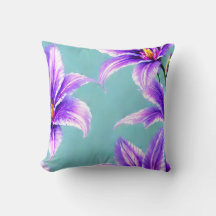 Lilly púrpura del patrón del valle