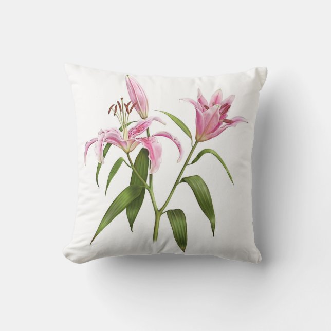 Cojín Decorativo Lily Stargazer (Anverso)
