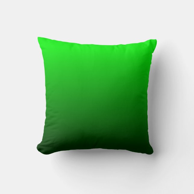 Cojín Decorativo Lime Green Ombre (Anverso)