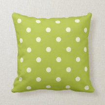 Lime verde con polkadots cremosos