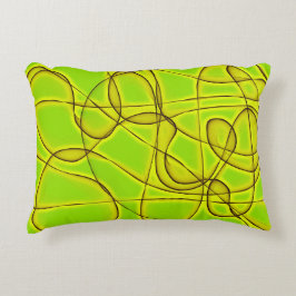 Cojín Decorativo Lime y senderos