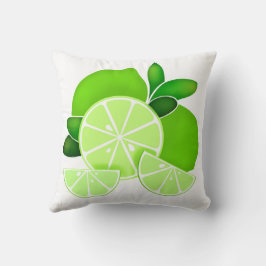 Cojín Decorativo Limes | lonchas de cal | patrón de cítricos solead