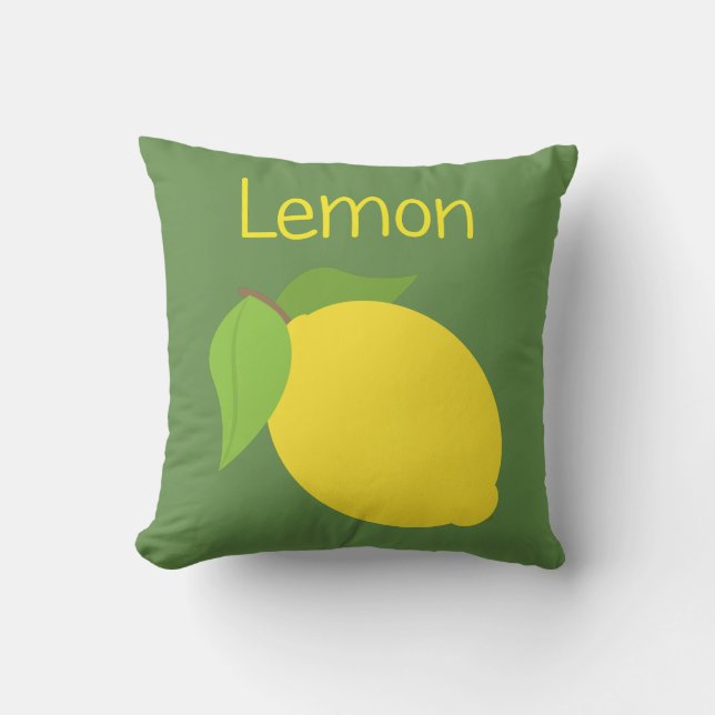 Cojín Decorativo Limón (Anverso)
