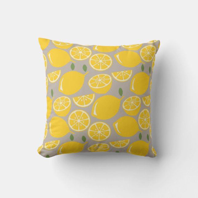 Cojín Decorativo Limones (Anverso)