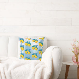 Cojín Decorativo Limones Amarillos Amalfi Estilo Mediterráneo