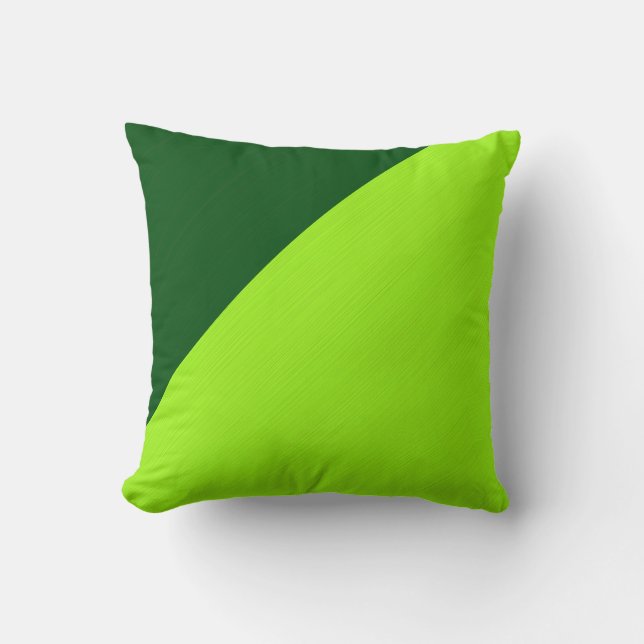Cojín Decorativo Limpieza y fondo verde (Anverso)
