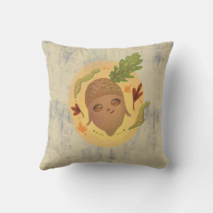 Cojín Decorativo lindo bellota otoño
