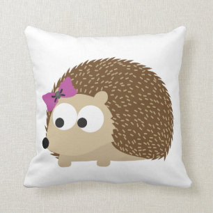 Cojín Decorativo lindo Chica hedgehog
