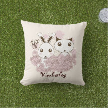 Lindo gatito y conejito amigos animales para niños