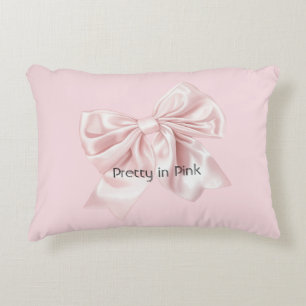Cojín Decorativo Lindo lazo rosa