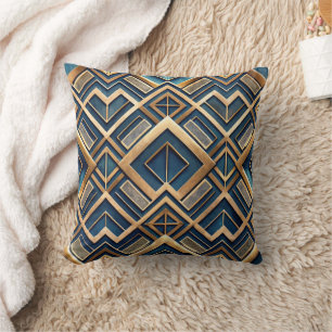 Cojín Decorativo Lindo patrón Art Deco de baldosas