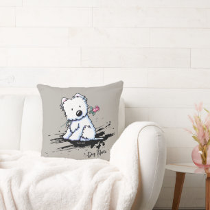 Cojín Decorativo Lindo perro Westie