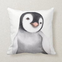 Lindo Pingüino Acuarela Personalizado