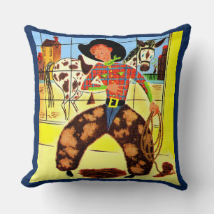 Cojín Decorativo lindo vaquero