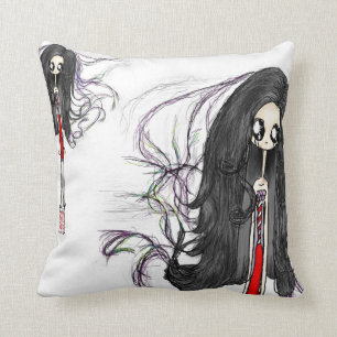 Cojín Decorativo Lindo y artsy espeluznantes