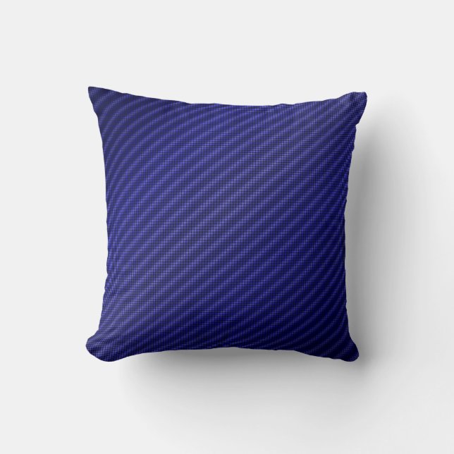 Cojín Decorativo Línea Azul delgada - Diseños únicos (Anverso)
