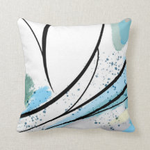 Línea blanca azul plana