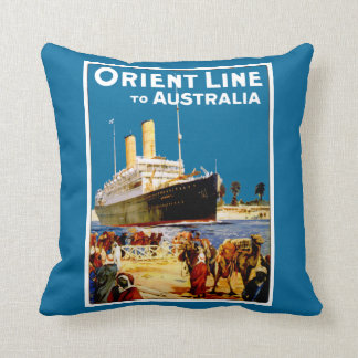 Cojín Decorativo Línea de Oriente a Australia