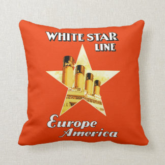 Cojín Decorativo Línea Estrella Blanca