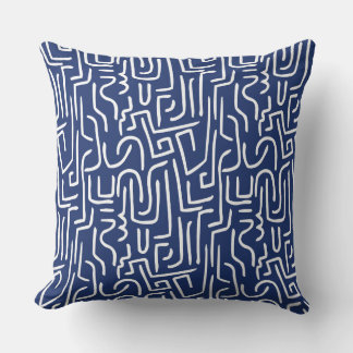Cojín Decorativo Líneas abstractas 130318 - Blanco en 1d336d