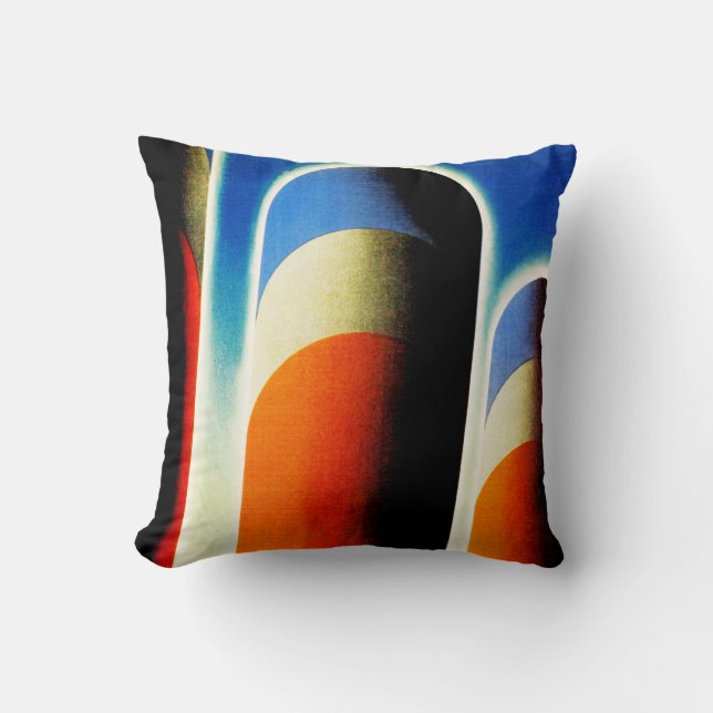 Cojín Decorativo Líneas de Estados Unidos (Anverso)