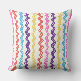 Cojín Decorativo lineas multicolores