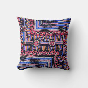 Cojín Decorativo Líneas y círculos abstractos