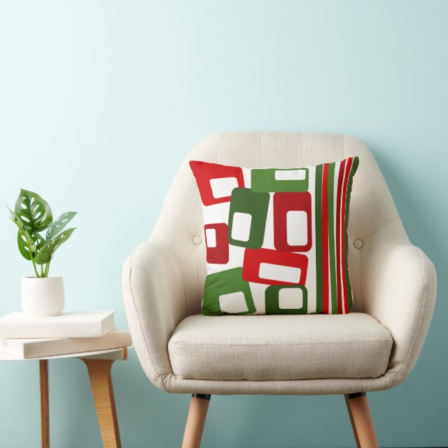 Cojín Decorativo Líneas y Rectángulos (Silla)