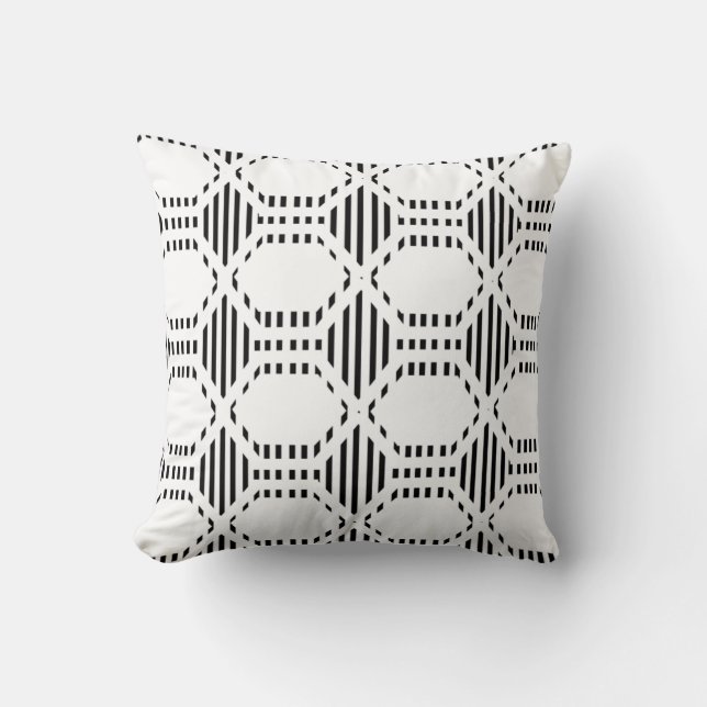Cojín Decorativo Lined Hexagons (Anverso)