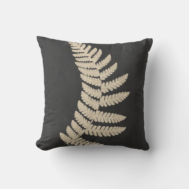 Cojín Decorativo Linen Fern (Anverso)