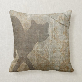 Cojín Decorativo Lino de la lámpara elegante francesa de la silueta