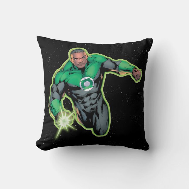 Cojín Decorativo Linterna verde John Stewart (Anverso)