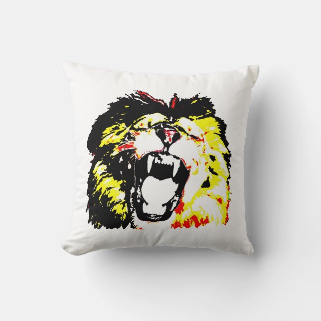 Cojín Decorativo Lion American MoJo Pillow (Anverso)