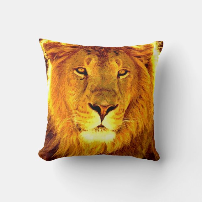 Cojín Decorativo Lion American MoJo Pillow (Anverso)