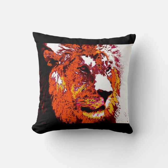Cojín Decorativo Lion American MoJo Pillow (Anverso)