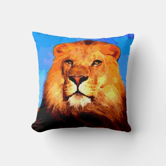 Cojín Decorativo Lion American MoJo Pillow (Anverso)