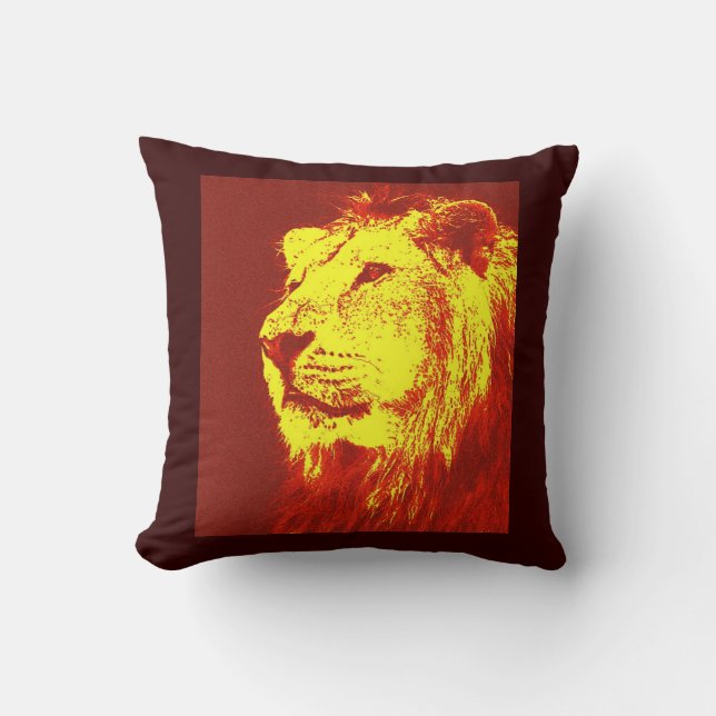 Cojín Decorativo Lion American MoJo Pillow (Anverso)