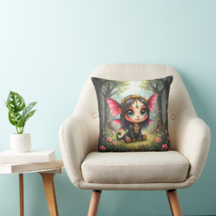 Cojín Decorativo Liora – Guardiana de las Estrellas Pequeñas. 