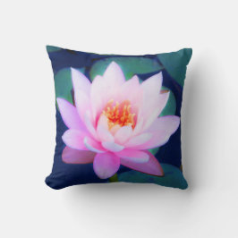 Cojín Decorativo Lirio de agua rosado