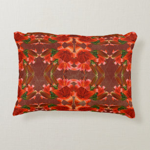 Cojín Decorativo Lirio Oriental profundo - Mejorado