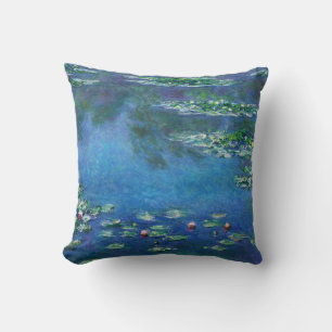 Cojín Decorativo Lirios de agua vintage de Claude Monet