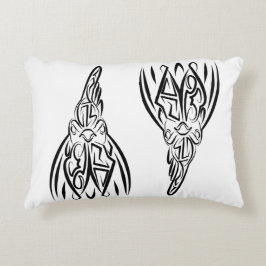 Cojín Decorativo Lista tribal negra y blanca