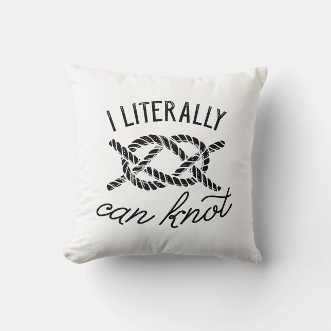 Cojín Decorativo Literalmente puedo saber (Anverso)