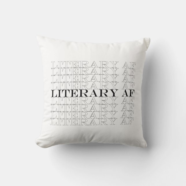 COJÍN DECORATIVO LITERARIO AF PILLOW (Anverso)